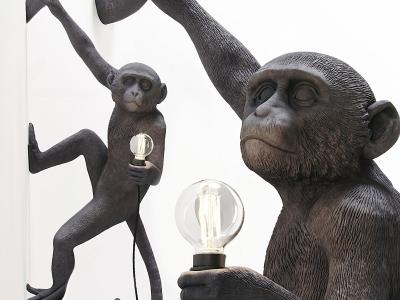 现代猴子壁灯 装饰壁灯 雕塑壁灯